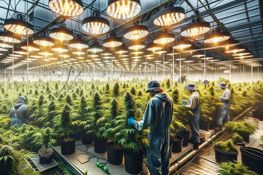 Una granja de cannabis de interior