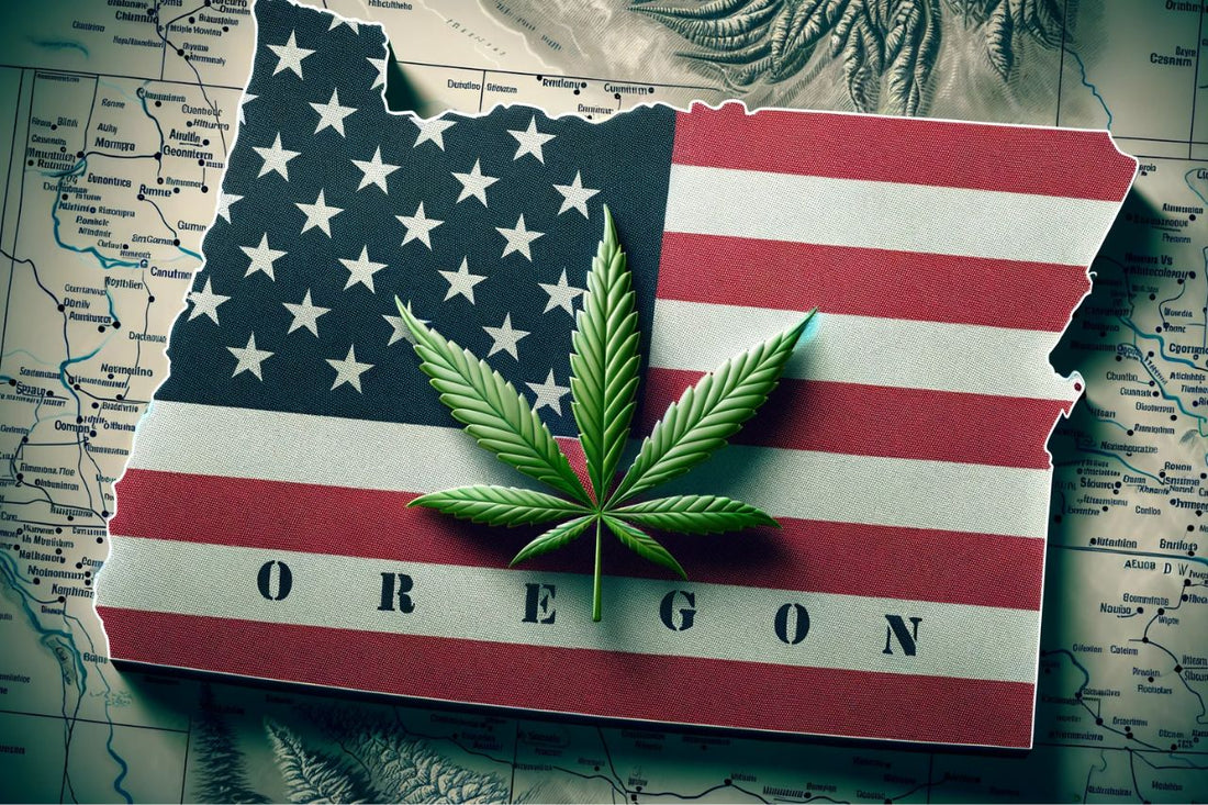 Bandera de EE.UU., Cannabis, Oregón