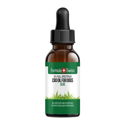 Aceite de CBD en aceite de oliva para perros