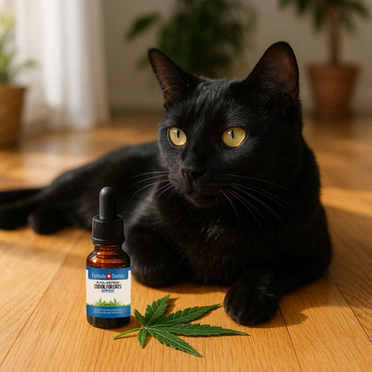 Aceite de CBD para gatos semilla de canamo
