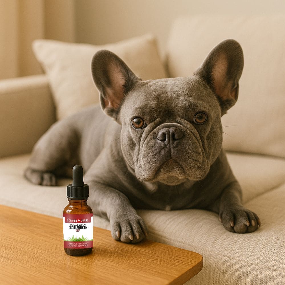 Aceite de CBD para perros ternera