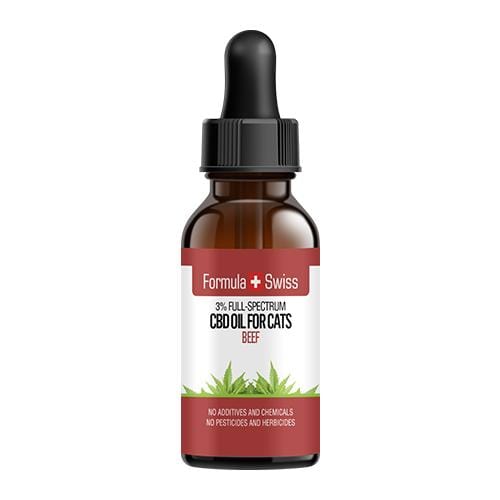 Aceite de CBD para gatos en aceite MCT con aroma de carne