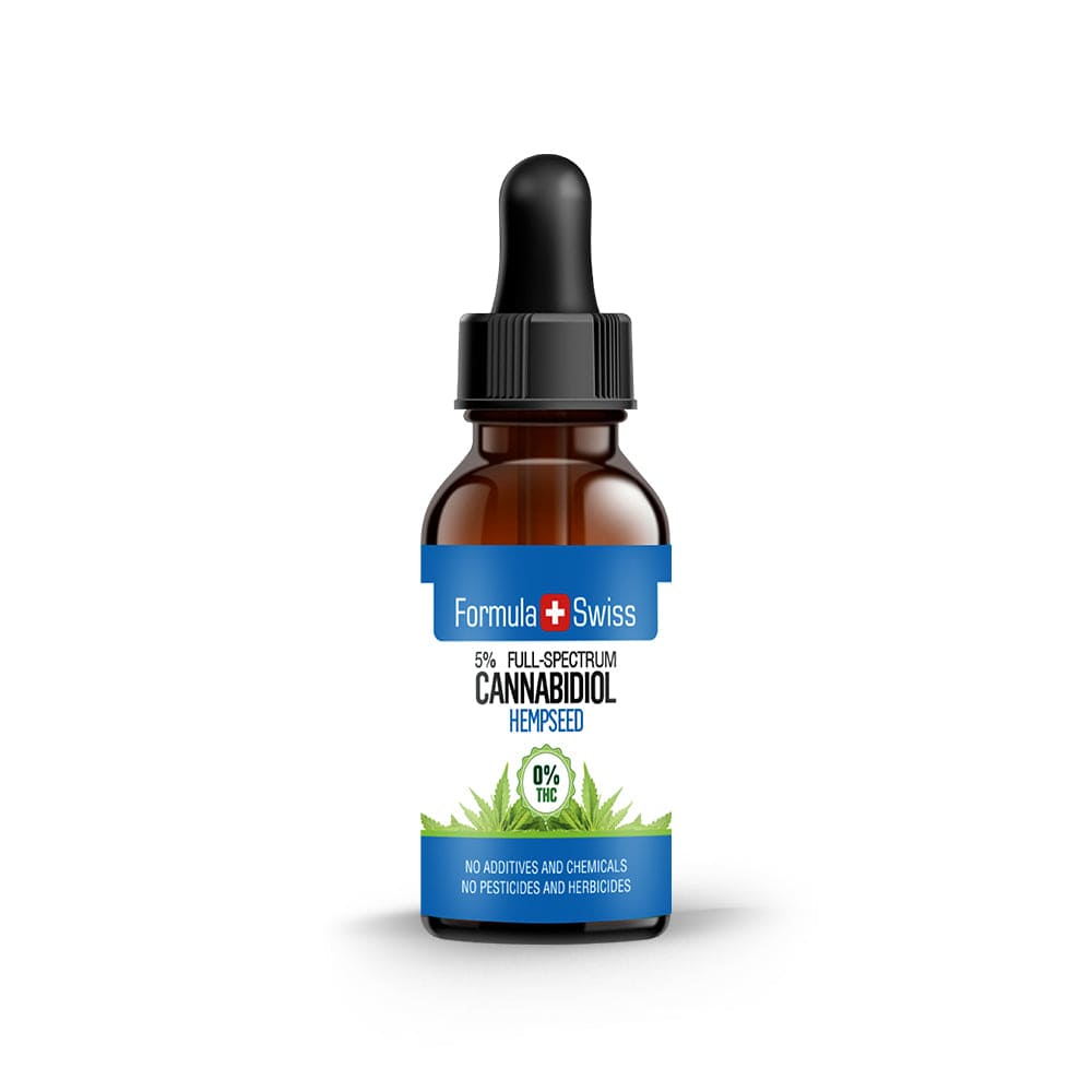 Aceite de CBD en aceite de semilla de cáñamo 0.0% THC