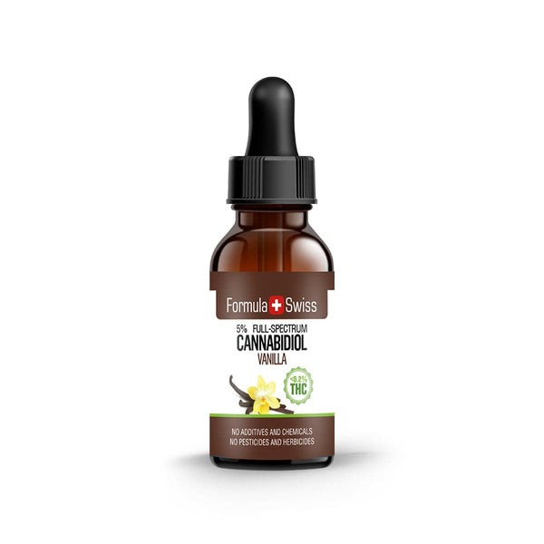 Aceite de CBD en aceite de vainilla 0.2% THC