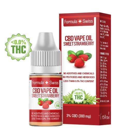 Aceite de vapor de CBD Sweet Strawberry