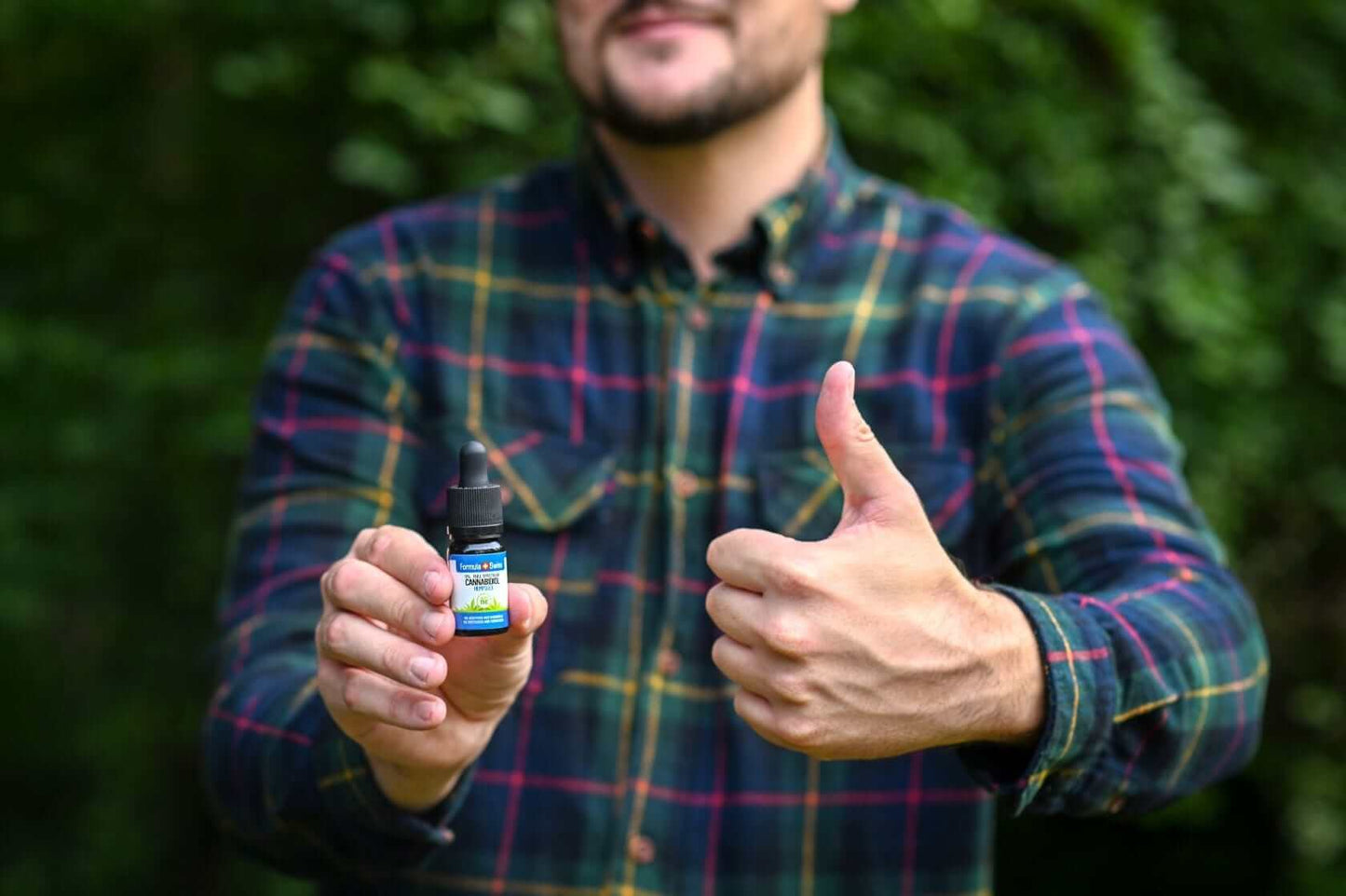 Fórmula Aceite de CBD orgánico suizo en aceite de semilla de cáñamo