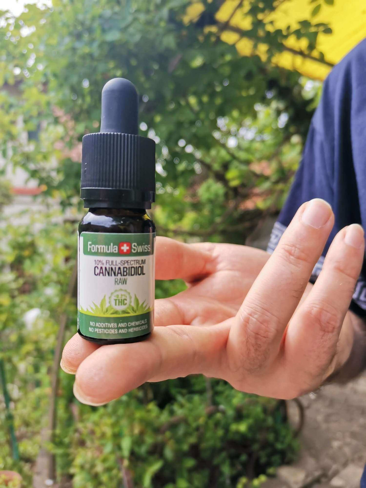 Aceite de CBD RAW ecológico de Formula Swiss