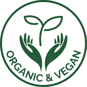Logotipo orgánico y vegano de CBD