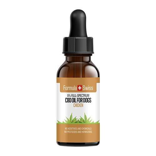 Aceite de CBD en aceite MCT con aroma a pollo para perros