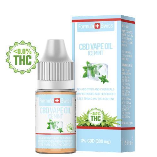 Fórmula Swiss AG CBD vape 5% (500 mg)