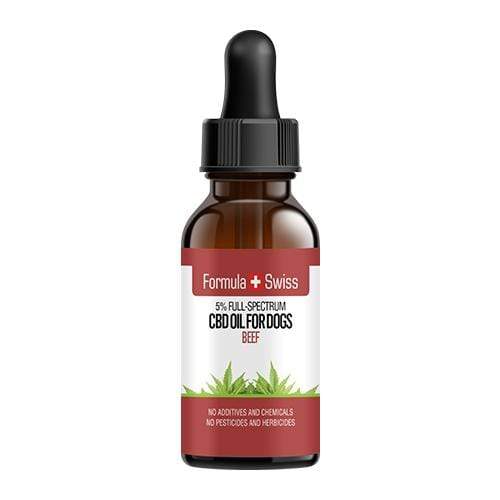 Aceite de CBD en aceite MCT con aroma a carne para perros